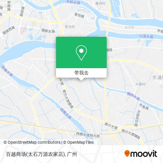 百越商场(太石万源农家店)地图