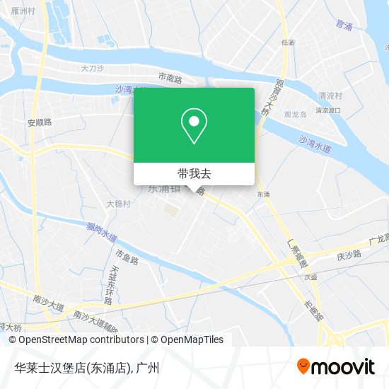 华莱士汉堡店(东涌店)地图