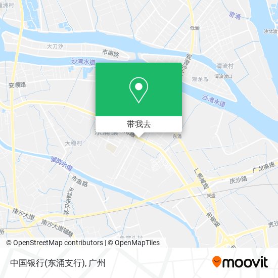 中国银行(东涌支行)地图