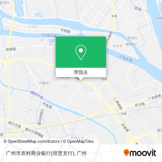 广州市农村商业银行(培贤支行)地图