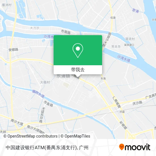 中国建设银行ATM(番禺东涌支行)地图