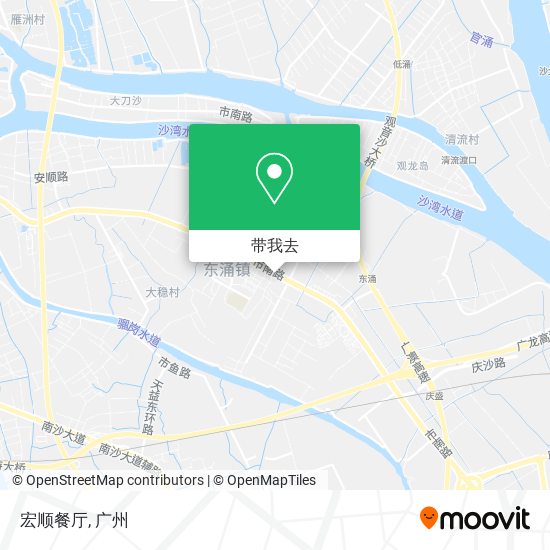 宏顺餐厅地图