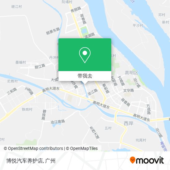 博悦汽车养护店地图