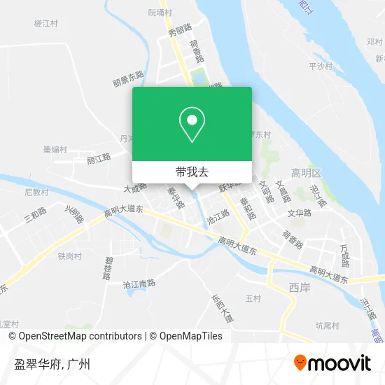 盈翠华府地图