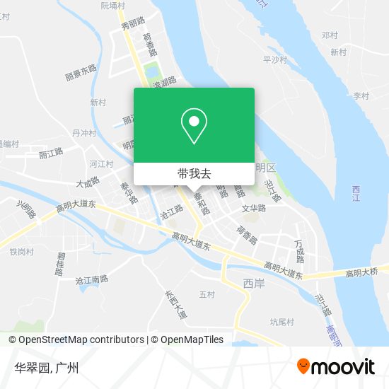 华翠园地图
