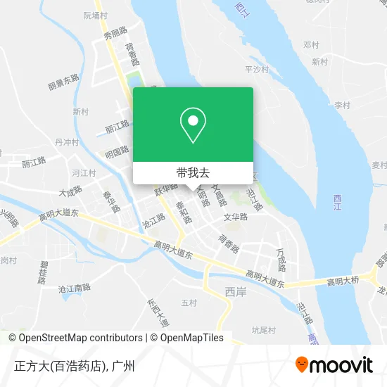 正方大(百浩药店)地图
