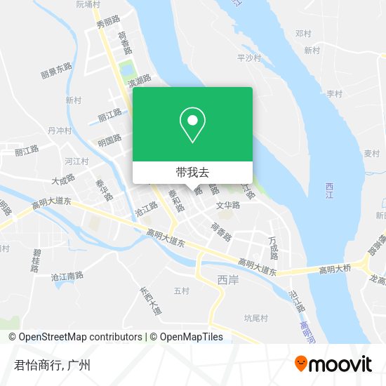 君怡商行地图