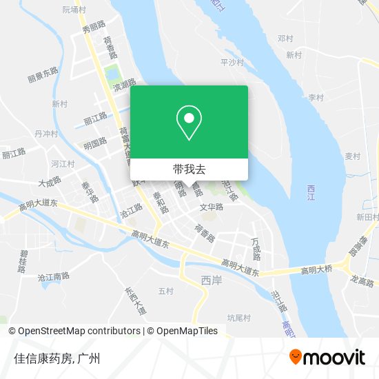 佳信康药房地图