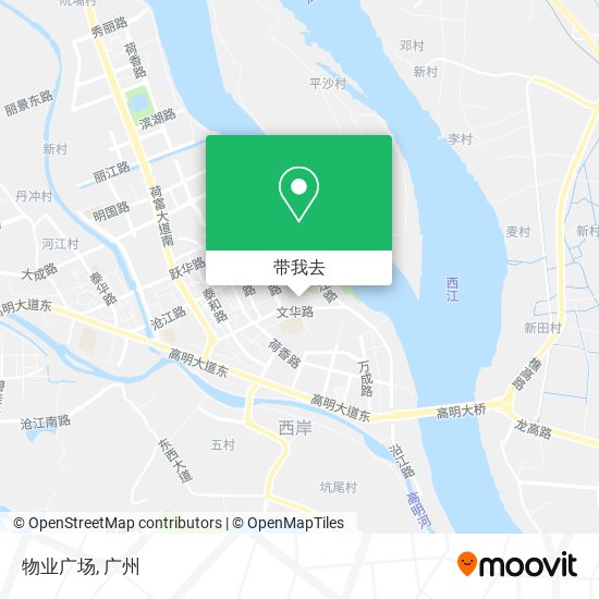 物业广场地图
