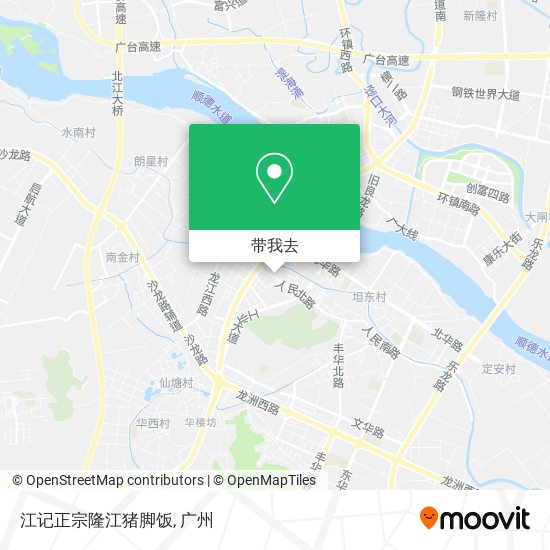 江记正宗隆江猪脚饭地图
