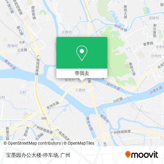 宝墨园办公大楼-停车场地图