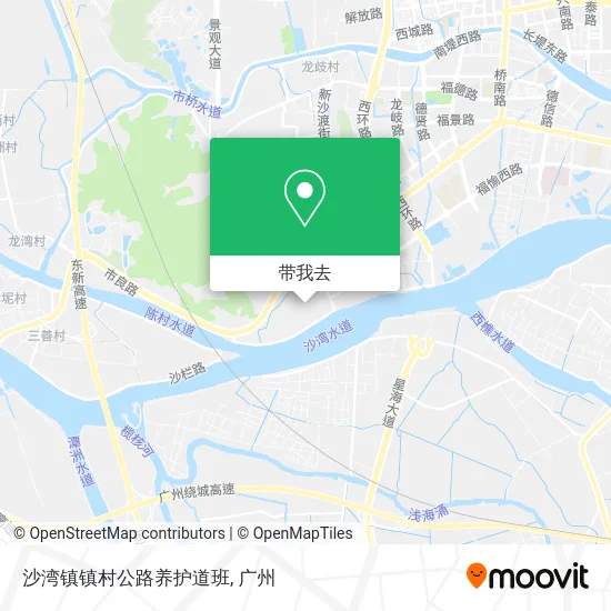 沙湾镇镇村公路养护道班地图