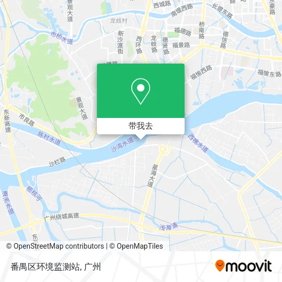 番禺区环境监测站地图