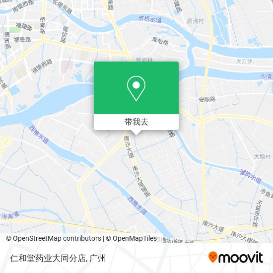 仁和堂药业大同分店地图