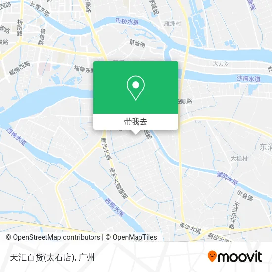 天汇百货(太石店)地图