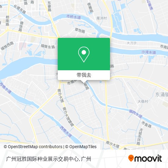 广州冠胜国际种业展示交易中心地图