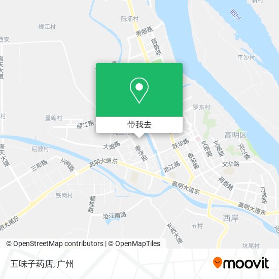 五味子药店地图