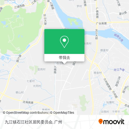 九江镇石江社区居民委员会地图