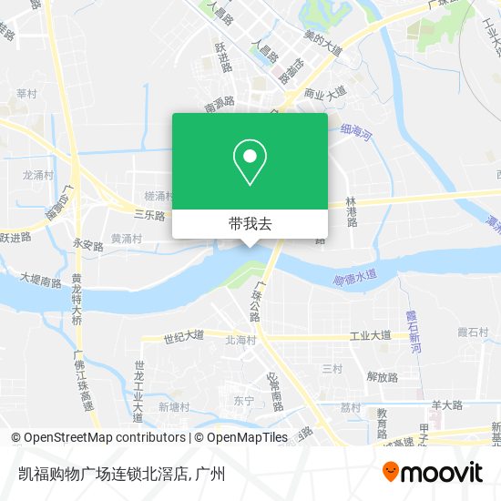 凯福购物广场连锁北滘店地图