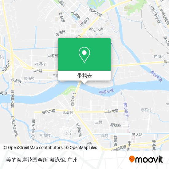 美的海岸花园会所-游泳馆地图
