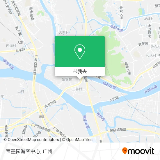 宝墨园游客中心地图