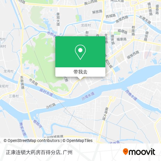 正康连锁大药房百得分店地图
