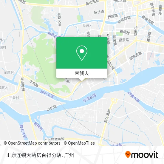 正康连锁大药房百得分店地图