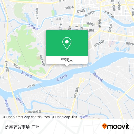 沙湾农贸市场地图