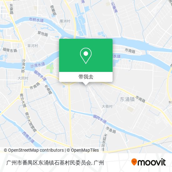 广州市番禺区东涌镇石基村民委员会地图