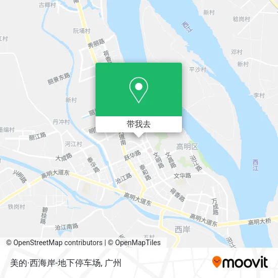 美的·西海岸-地下停车场地图