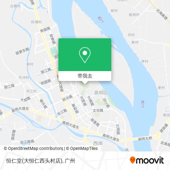 恒仁堂(大恒仁西头村店)地图