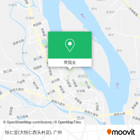 恒仁堂(大恒仁西头村店)地图