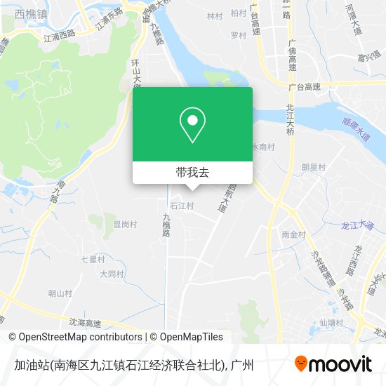 加油站(南海区九江镇石江经济联合社北)地图