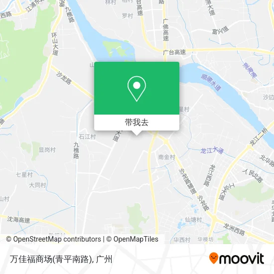 万佳福商场(青平南路)地图