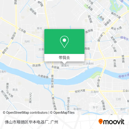 佛山市顺德区华本电器厂地图