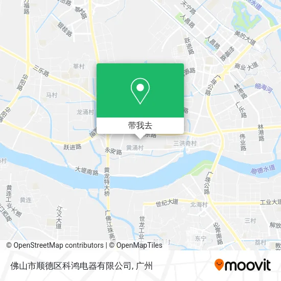 佛山市顺德区科鸿电器有限公司地图