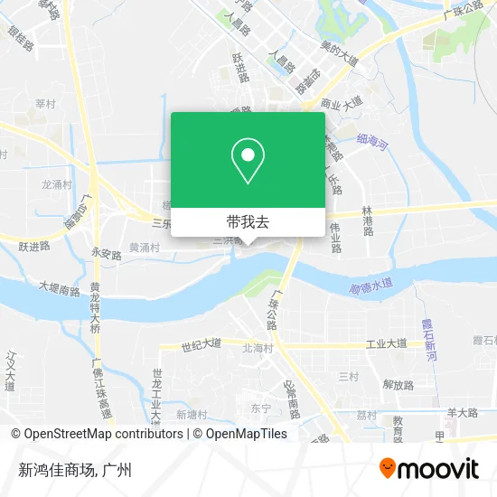 新鸿佳商场地图