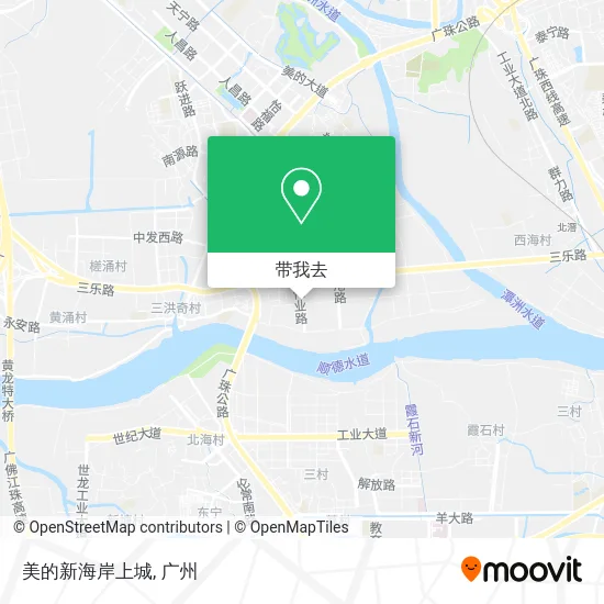 美的新海岸上城地图