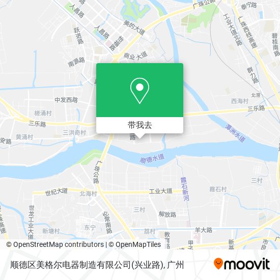 顺德区美格尔电器制造有限公司(兴业路)地图