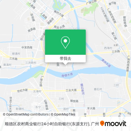 顺德区农村商业银行24小时自助银行(东源支行)地图