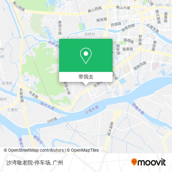 沙湾敬老院-停车场地图