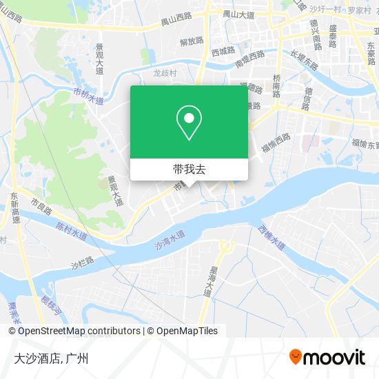 大沙酒店地图