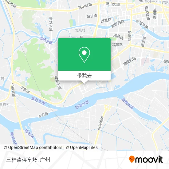 三桂路停车场地图