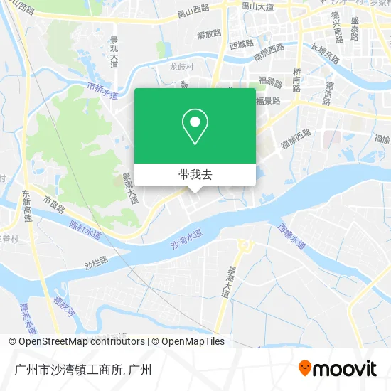 广州市沙湾镇工商所地图
