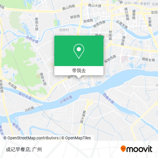 成记早餐店地图