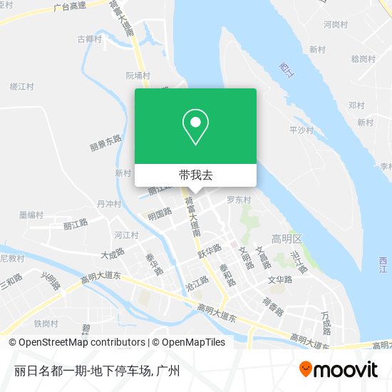 丽日名都一期-地下停车场地图