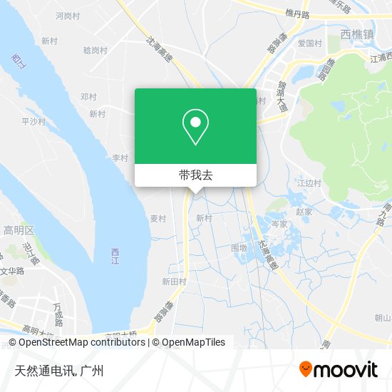 天然通电讯地图