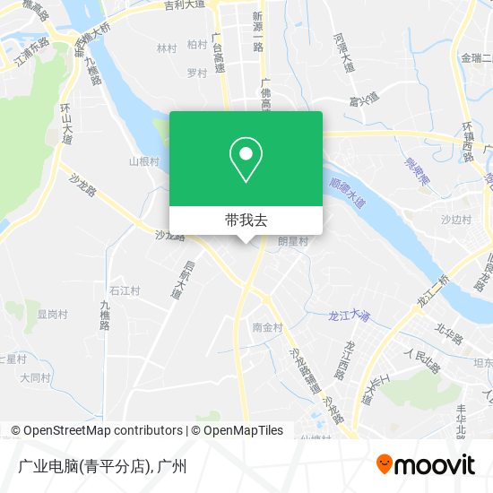 广业电脑(青平分店)地图