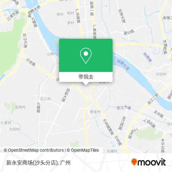 新永安商场(沙头分店)地图