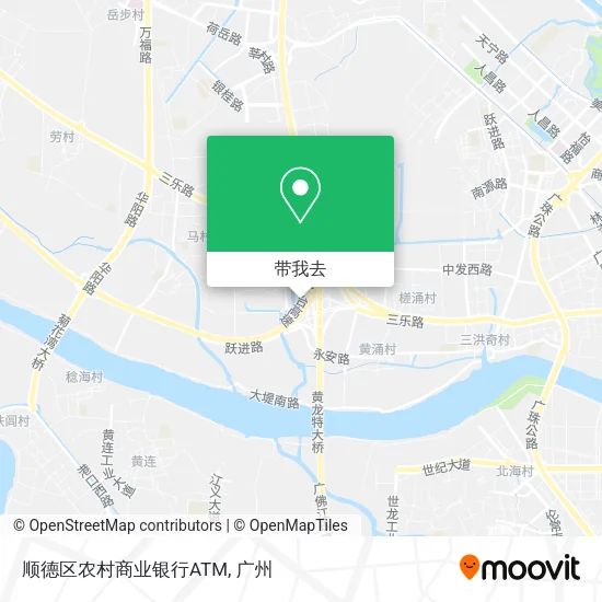 顺德区农村商业银行ATM地图